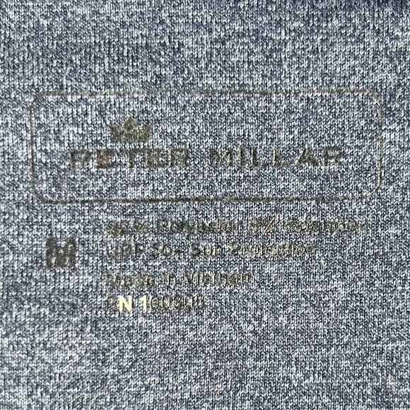 Peter Millar 84 Lumber Quarter Zip Pullover Womens Medium Blue - Picture 7 of 10